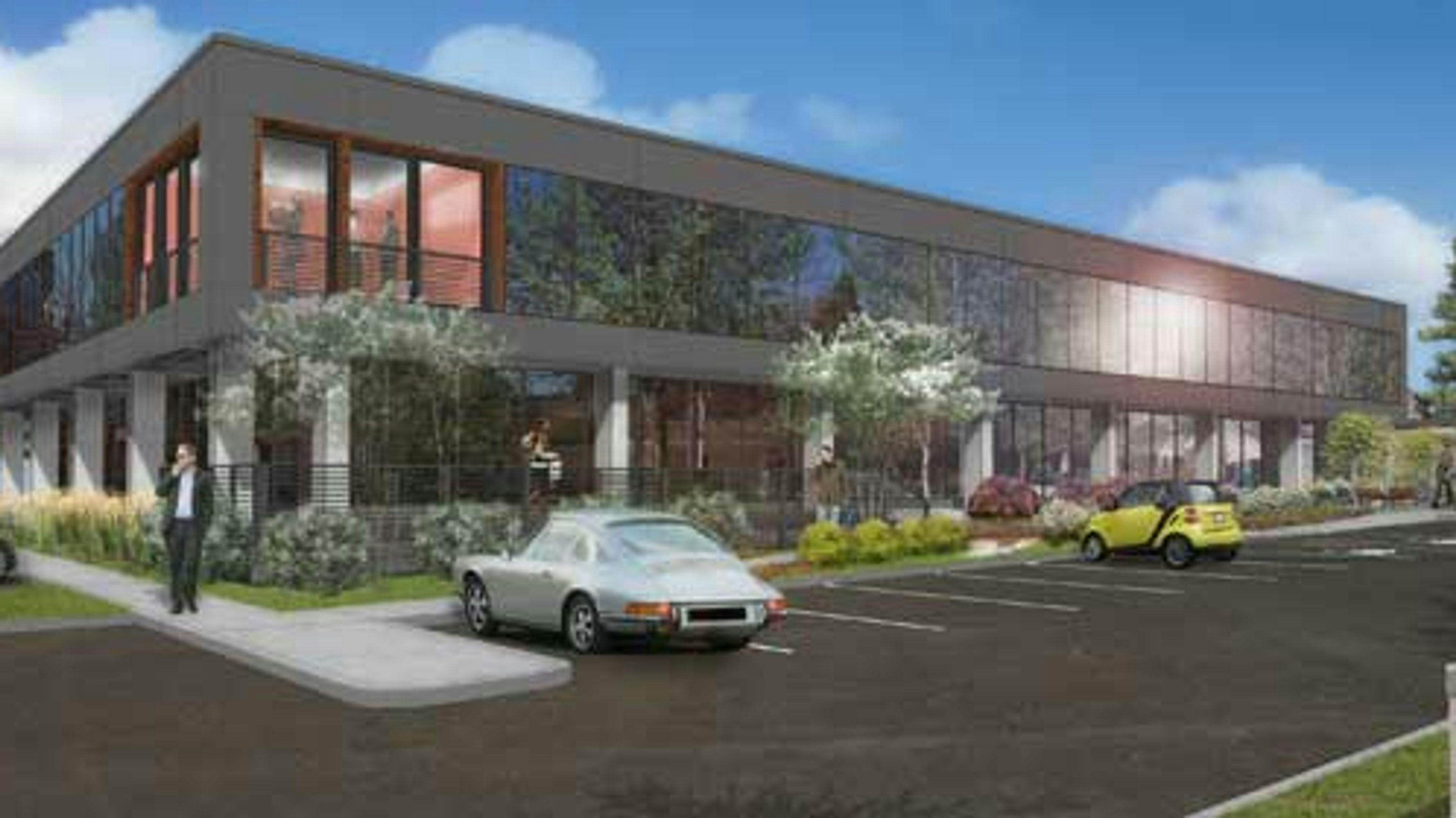 A mockup of our office building on Esther Street near Esther Short Park in Vancouver, Washington