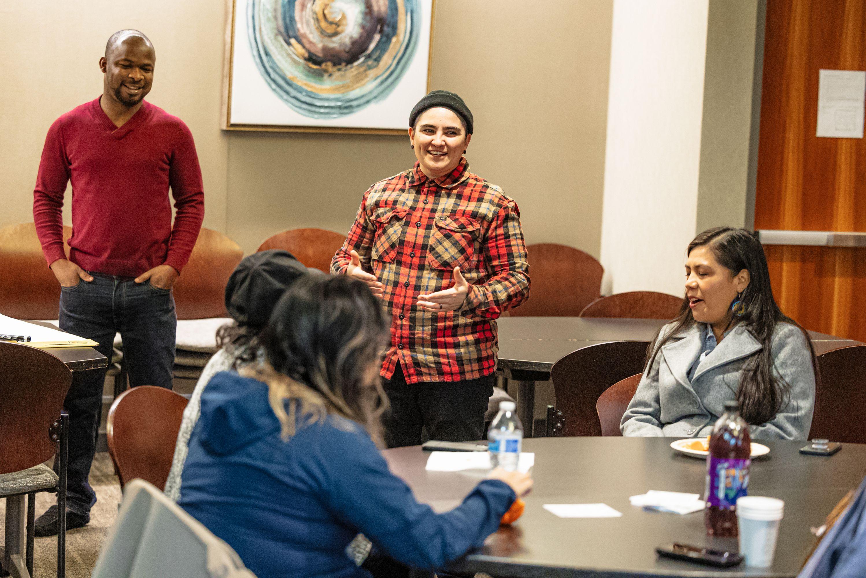 Community leaders learn from Siobhana R. McEwen during SWACH's Vancouver Community Leadership Institute