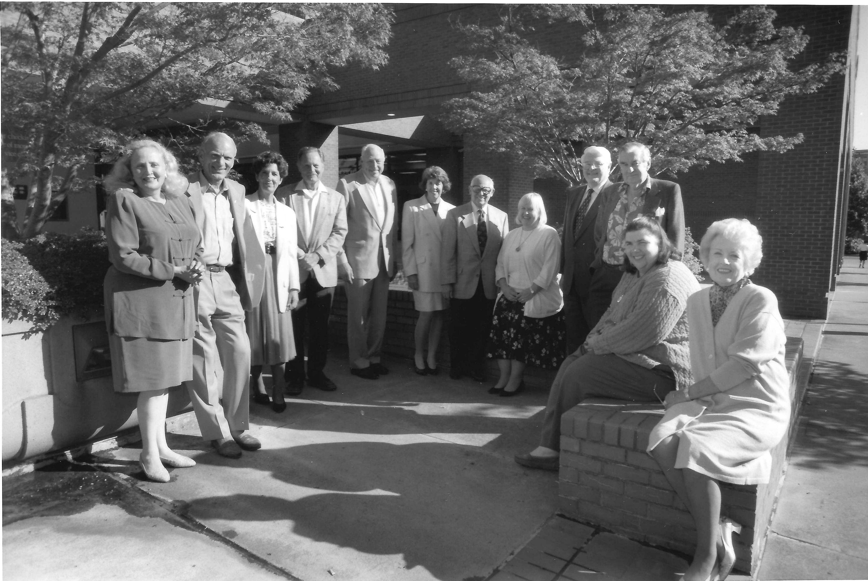 Photo of our Board of Directors on a retreat in 1996