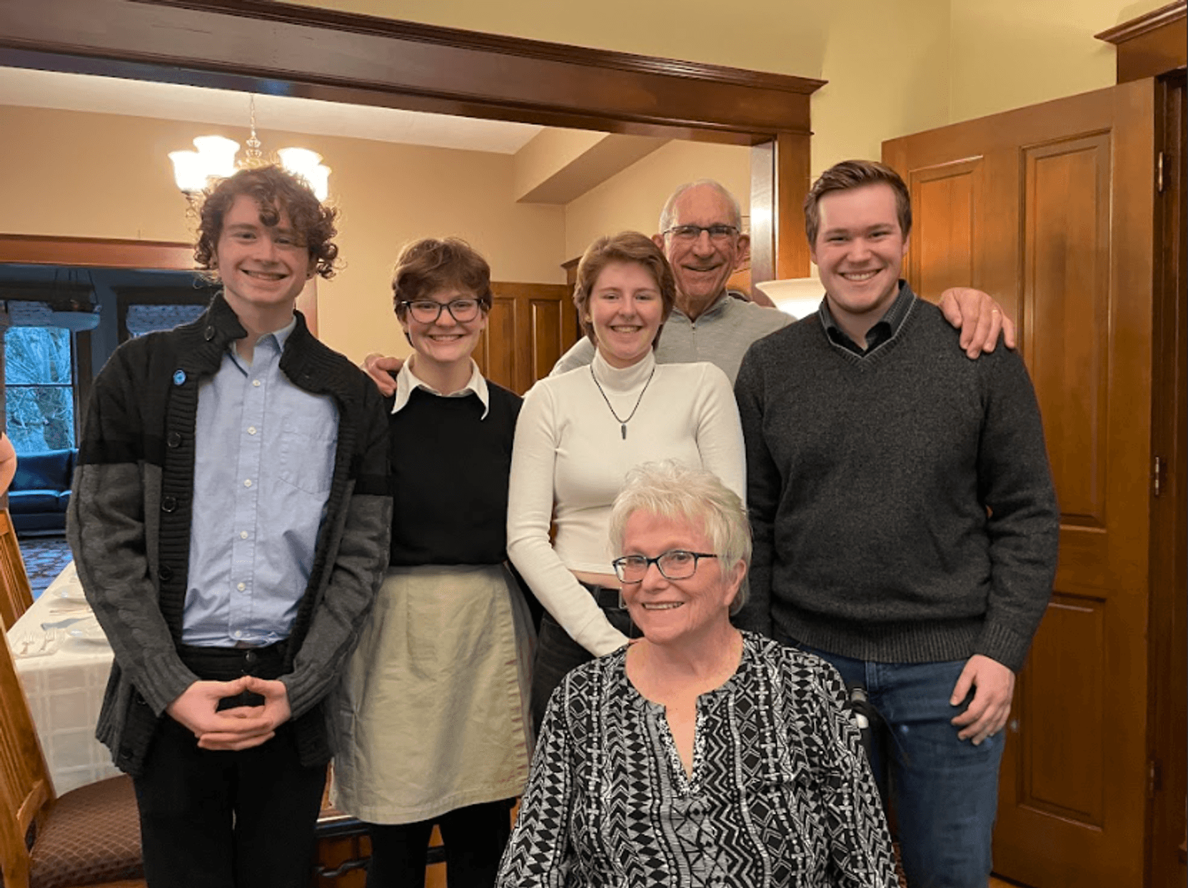 Greg and Betsy Hatton with their grandchildren.